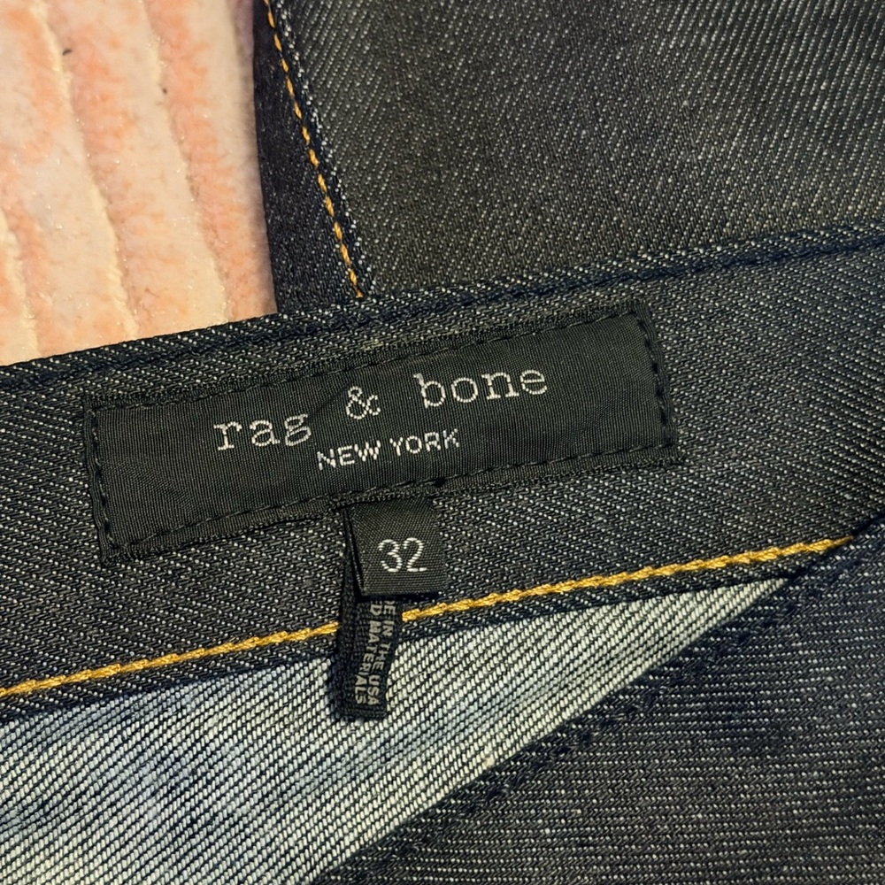 rag & bone Men's Dark Blue Jeans